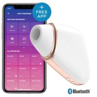 купить Вакуумный клиторальный стимулятор Satisfyer Love Triangle White с управлением через интернет купить Вакуумный клиторальный стимулятор Satisfyer Love Triangle White с управлением через интернет