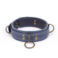 купить Премиум ошейник LOVECRAFT размер S голубой, натуральная кожа, в подарочной упаковке купить Премиум ошейник LOVECRAFT размер S голубой, натуральная кожа, в подарочной упаковке