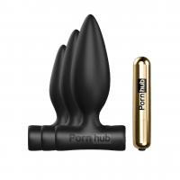 купить Набор анальных пробок Pornhub Anal Training Kit с перезаряжаемой вибропулей купить Набор анальных пробок Pornhub Anal Training Kit с перезаряжаемой вибропулей