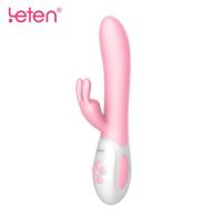 купить Вибратор-кролик с массирующим стволом и подогревом Leten Abby Pink, два мотора купить Вибратор-кролик с массирующим стволом и подогревом Leten Abby Pink, два мотора