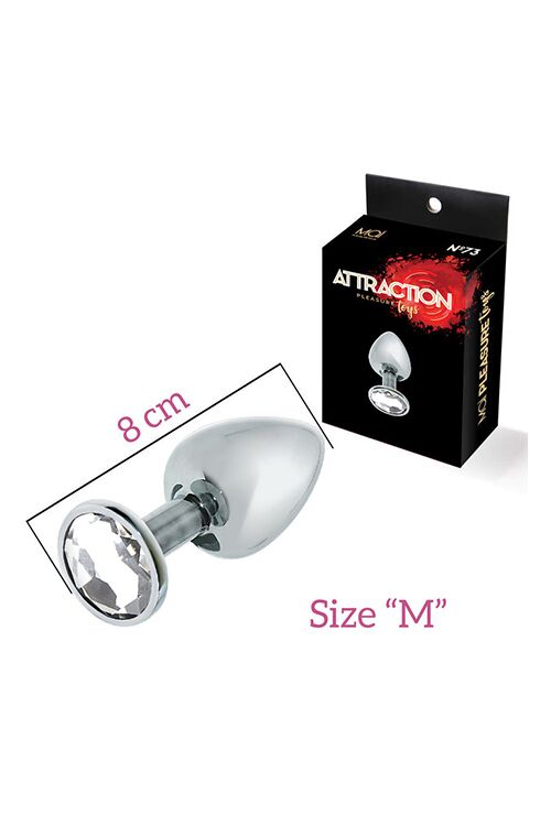 фото Анальная пробка с кристаллом MAI Attraction Toys №73, длина 8см, диаметр 3см фото Анальная пробка с кристаллом MAI Attraction Toys №73, длина 8см, диаметр 3см