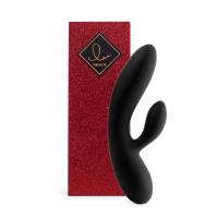 купить Гибкий вибратор кролик с двумя моторами FeelzToys Lea Rabbit Vibrator Black