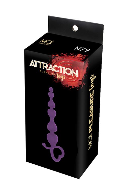 фото Анальные бусы MAI Attraction Toys №79 Purple, длина 18см, диаметр 3,1см фото Анальные бусы MAI Attraction Toys №79 Purple, длина 18см, диаметр 3,1см