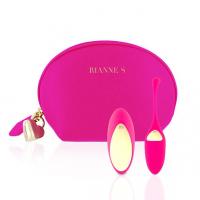 купить Виброяйцо Rianne S: Pulsy Playball Deep Pink с вибрирующим пультом Д/У, косметичка-чехол купить Виброяйцо Rianne S: Pulsy Playball Deep Pink с вибрирующим пультом Д/У, косметичка-чехол