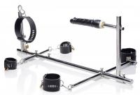 купить Конструкция для фиксации с фаллоимитатором Imprisoned Metal Stockade with Dildo купить Конструкция для фиксации с фаллоимитатором Imprisoned Metal Stockade with Dildo