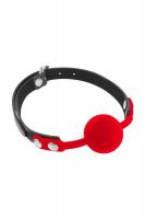 купить Классический кляп с силиконовым шариком Fetish Tentation Silicone Gag Ball Red купить Классический кляп с силиконовым шариком Fetish Tentation Silicone Gag Ball Red