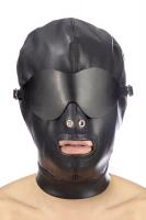 купить Капюшон для БДСМ со съемной маской Fetish Tentation BDSM hood in leatherette with removable mask купить Капюшон для БДСМ со съемной маской Fetish Tentation BDSM hood in leatherette with removable mask