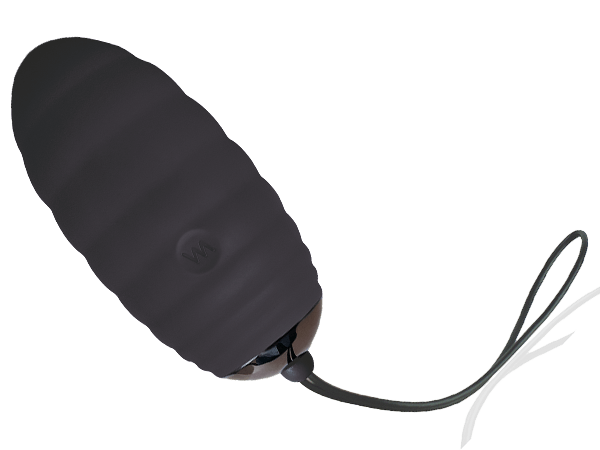 Виброяйцо Adrien Lastic Ocean Breeze Black с пультом ДУ, 10 режимов работы