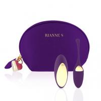 купить Виброяйцо Rianne S: Pulsy Playball Deep Purple с вибрирующим пультом Д/У, косметичка-чехол купить Виброяйцо Rianne S: Pulsy Playball Deep Purple с вибрирующим пультом Д/У, косметичка-чехол