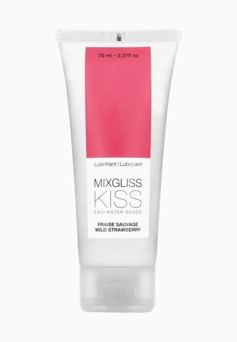 Лубрикант на водной основе MixGliss KISS Wild Strawberry  (70 мл) Дикая Клубничка