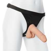 купить Трусики со страпоном Doc Johnson Vac-U-Lock 7 Inch ULTRASKYN Ultra Harness, диаметр 4,3см