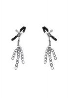 купить Зажимы для сосков с кисточками Feral Feelings - Nipple clamps Tassels, серебро/черный купить Зажимы для сосков с кисточками Feral Feelings - Nipple clamps Tassels, серебро/черный