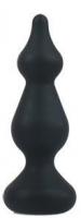 купить Анальная пробка Adrien Lastic Amuse Mini Black (S) с двумя переходами, макс. диаметр 3см