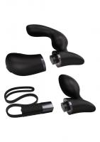 купить Премиум набор для мужчин 2-в-1 Rocks Off Fuzion Xchange с пультом ДУ (массажер и вибропробка)