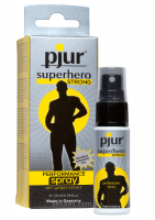купить Пролонгирующий спрей pjur Superhero Strong Spray 20 ml, с экстрактом имбиря, впитывается в кожу купить Пролонгирующий спрей pjur Superhero Strong Spray 20 ml, с экстрактом имбиря, впитывается в кожу