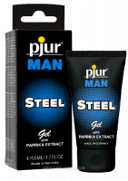 купить Гель для пениса стимулирующий pjur MAN Steel Gel 50 ml с экстрактом паприки и ментолом купить Гель для пениса стимулирующий pjur MAN Steel Gel 50 ml с экстрактом паприки и ментолом