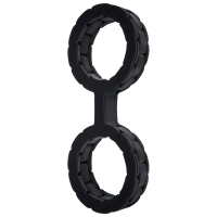 купить Наручники из силикона Doc Johnson The Cuffs Large - Black, хорошо тянутся, для рук и для ног купить Наручники из силикона Doc Johnson The Cuffs Large - Black, хорошо тянутся, для рук и для ног