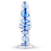 купить Стеклянная анальная пробка с внутренней спиралью Gildo Glass Buttplug No. 23
