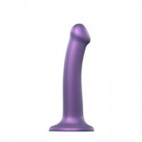 купить Насадка для страпона Strap-On-Me Mono Density Dildo Violet M, диам. 3,3см, однослойный силикон, гибк