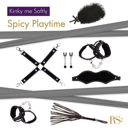 фото Подарочный набор для BDSM RIANNE S - Kinky Me Softly Black: 8 предметов для удовольствия