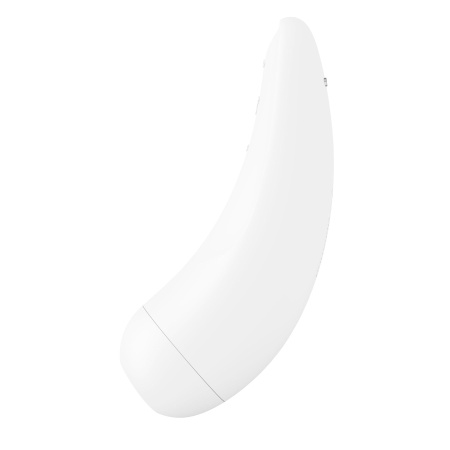 фото Вакуумный клиторальный стимулятор Satisfyer Curvy 2+ White с управлением через интернет