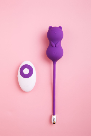 фото Вагинальные шарики с вибрацией KisToy Paula с пультом ДУ, диаметр 32мм