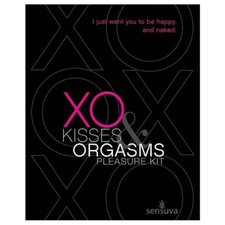 фото Подарочный набор Sensuva XO Kisses & Orgasms (бальзам для губ с феромонами и жидкий вибратор)