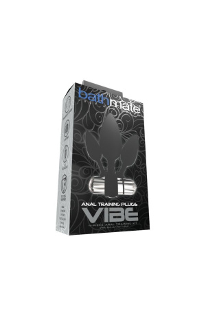 фото Набор анальных вибропробок Bathmate Anal Training Plugs VIBE, диаметр 2,5см - 3,1см - 3,8см
