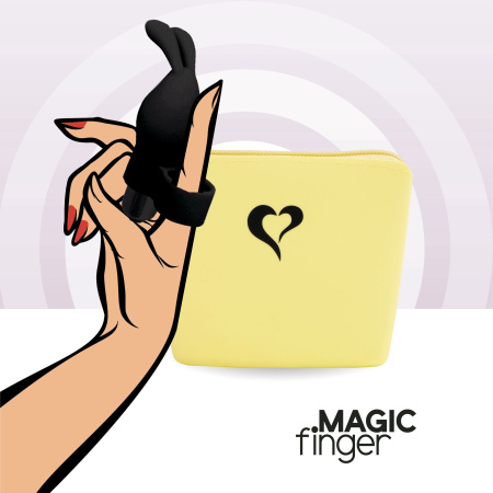 фото Вибратор на палец FeelzToys Magic Finger Vibrator Black фото Вибратор на палец FeelzToys Magic Finger Vibrator Black