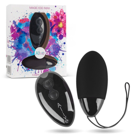 фото Мощное виброяйцо Alive Magic Egg MAX Black с пультом ДУ, мощное фото Мощное виброяйцо Alive Magic Egg MAX Black с пультом ДУ, мощное
