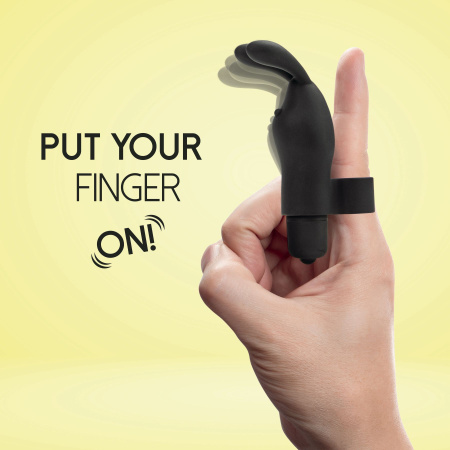 фото Вибратор на палец FeelzToys Magic Finger Vibrator Black фото Вибратор на палец FeelzToys Magic Finger Vibrator Black