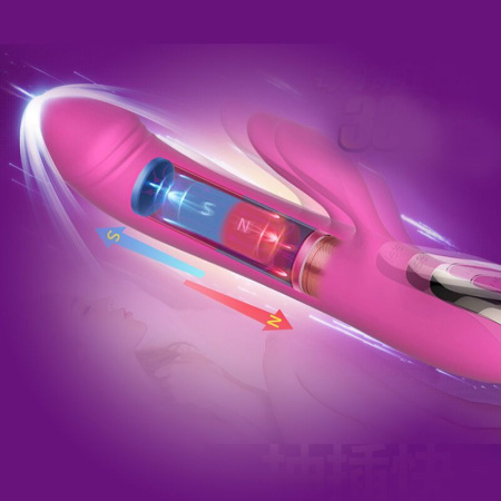 фото Вибратор-пульсатор Leten Automatical Thrusting Vibrator с подогревом, перезаряжаемый, 10 режимов
