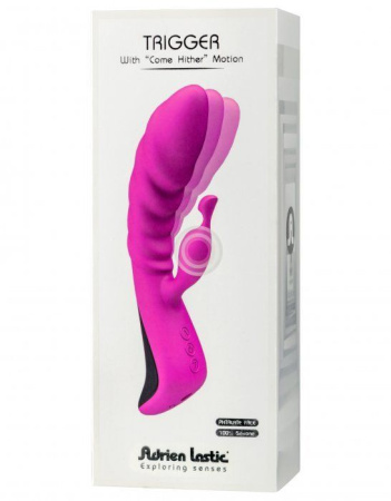 фото Вибратор Adrien Lastic Trigger с массирующими движениями ствола