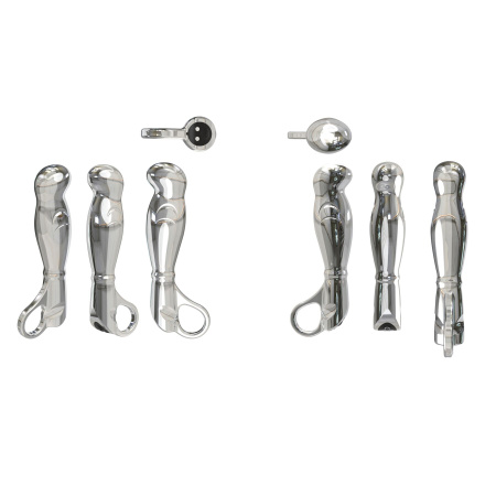 фото Металлический вибромассажер для простаты и точки G Nexus Fortis + смазка 250 мл в подарок