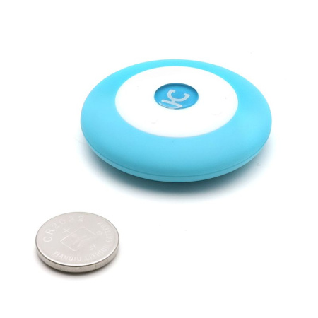 фото Вибропробка и массажер простаты 2-в-1 KisToy Gordon Blue с пультом ДУ, гибкая ножка