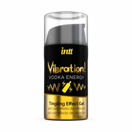 фото Жидкий вибратор Intt Vibration Vodka (15 мл), густой гель, очень вкусный, действует до 30 минут