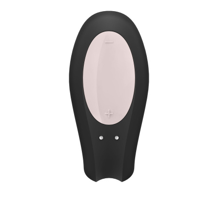 фото Смарт-вибратор для пар Satisfyer Double Joy Black с широким клиторальным стимулятором