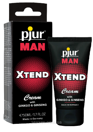 фото Крем для пениса стимулирующий pjur MAN Xtend Cream 50 ml, с экстрактом гинкго и женьшеня