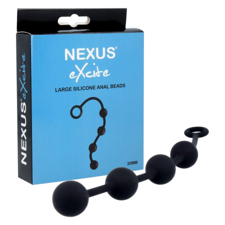 фото Анальные шарики Nexus Excite Large Anal Beads, силикон, макс. диаметр 3 см