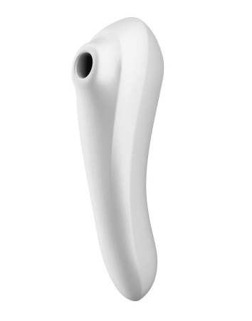 фото Смарт вибратор и вакуумный стимулятор 2-в-1 Satisfyer Dual Pleasure White