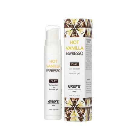 фото Стимулирующий гель EXSENS Kissable Hot Vanilla Espresso 15мл можно для поцелуев, охлаждающий фото Стимулирующий гель EXSENS Kissable Hot Vanilla Espresso 15мл можно для поцелуев, охлаждающий