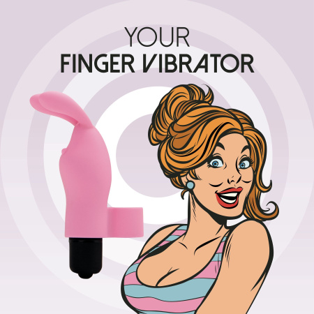 фото Вибратор на палец FeelzToys Magic Finger Vibrator Pink