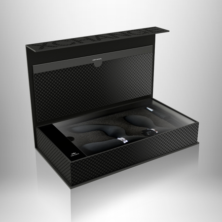 фото Премиум набор для мужчин 2-в-1 Rocks Off Fuzion Xchange с пультом ДУ (массажер и вибропробка)