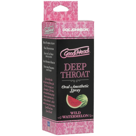 фото Спрей для минета Doc Johnson GoodHead DeepThroat Spray – Watermelon 59 мл для глубокого минета
