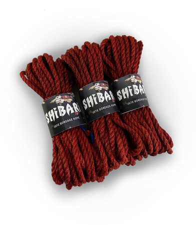 фото Джутовая веревка для Шибари Feral Feelings Shibari Rope, 8 м красная фото Джутовая веревка для Шибари Feral Feelings Shibari Rope, 8 м красная