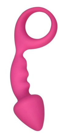 фото Анальная пробка Adrien Lastic Budy Pink со стимулирующей ножкой, макс. диаметр 2,5см