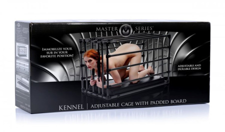 фото Прочная разборная клетка для наказаний Kennel Adjustable Bondage Cage