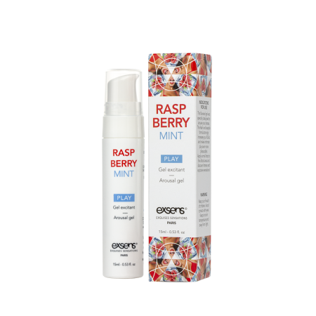 фото Стимулирующий гель EXSENS Kissable Raspberry Mint 15мл можно для поцелуев, охлаждающий