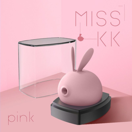 фото Вакуумный клиторальный стимулятор с вибрацией KisToy Miss KK Pink