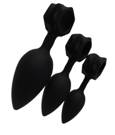 фото Набор анальных пробок Bathmate Anal Training Plugs, диаметр 2,5см - 3,1см - 3,8см